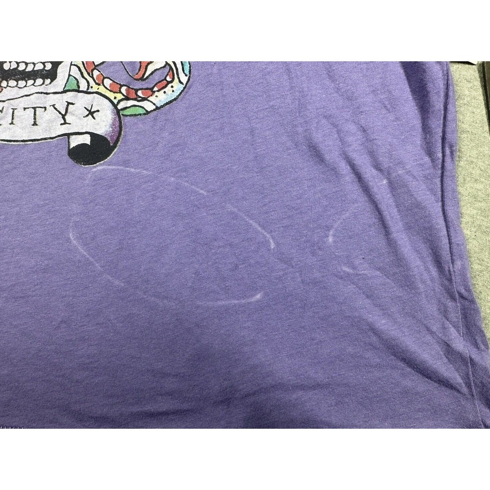 Ed Hardy Women's New York City Graphic T-Shirt (medium , Violet) - Picture 3 of 9
